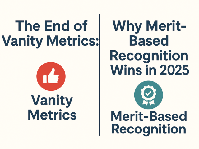The End of Vanity Metrics: Why Merit-Based Recognition Wins in 2025
