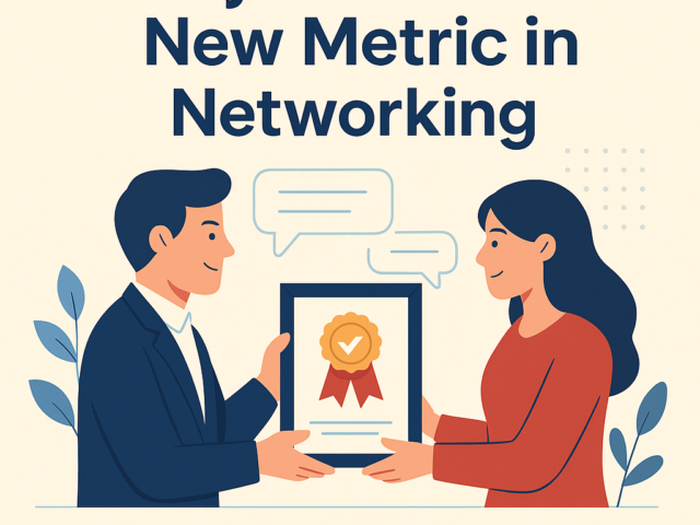 Why Merit is the New Metric in Networking