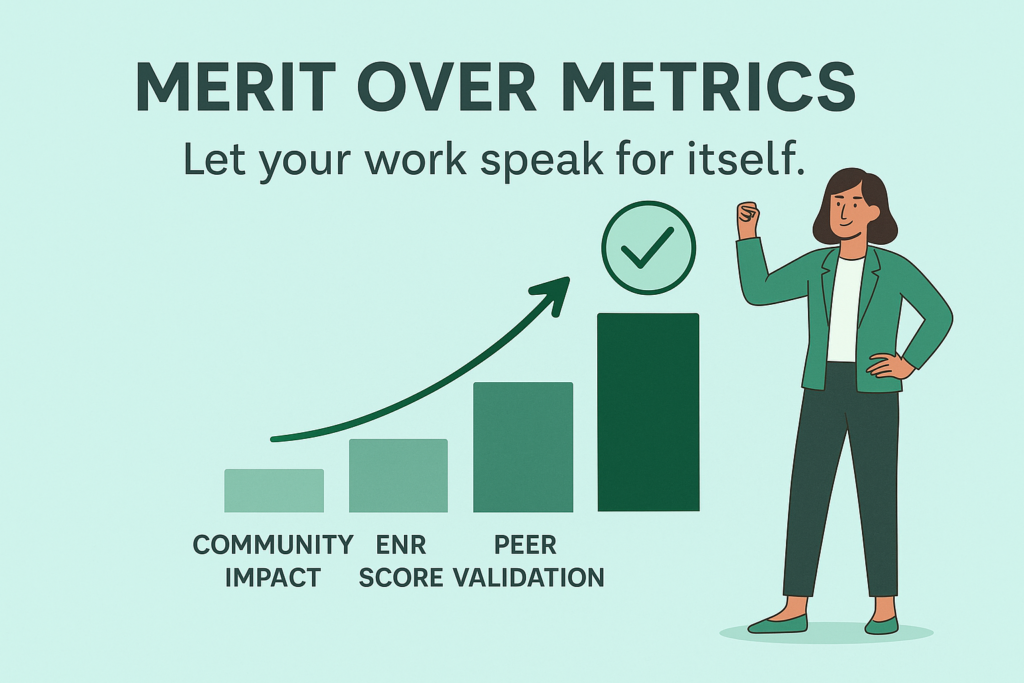 Merit Over Metrics – Let Your Work Speak for Itself